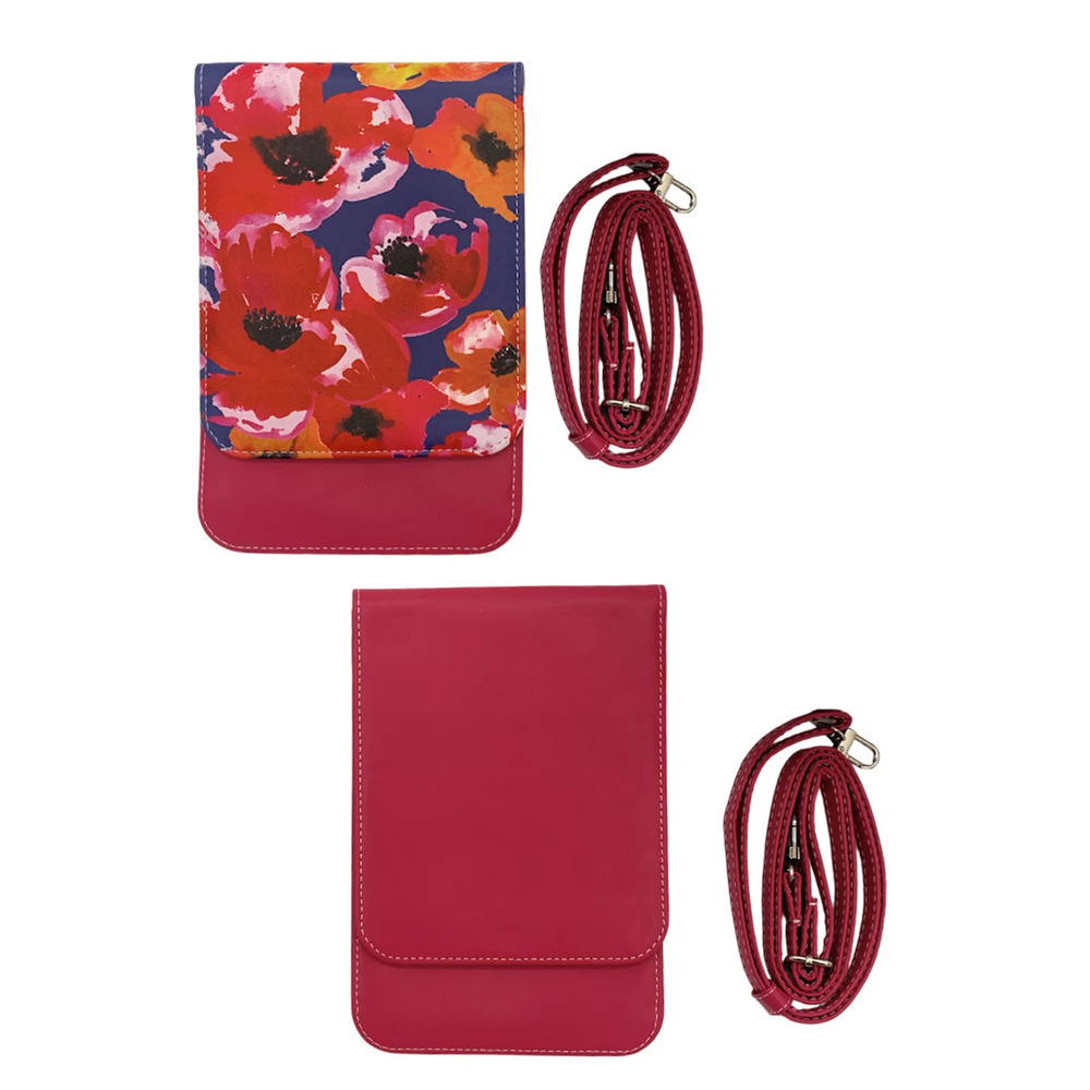 Caseable 2-pack Crossbody Phone Bags Protection Pink/Poppy